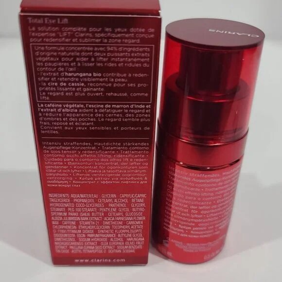 Clarins Full Effect Eye Firming Cream Formal Set ~ Fresh Date ~ New box set